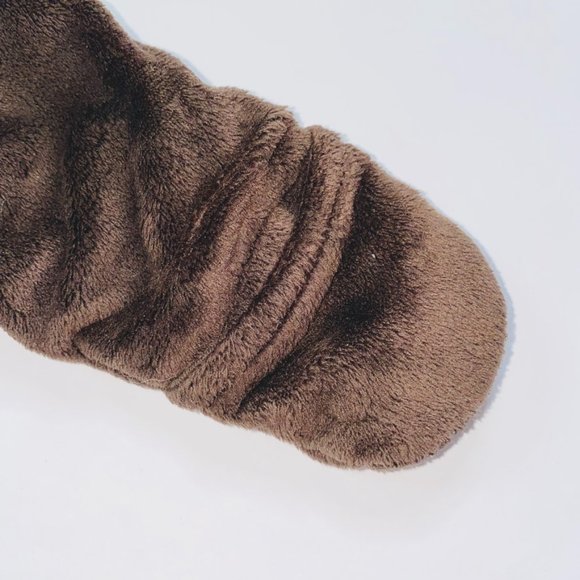 U.S. Polo Assn. Brown Velour Logo Printed One Piece Size 6-9 months - Picture 3 of 5